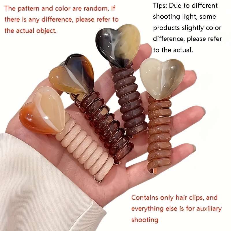 Elegant Spiral Hair Ties