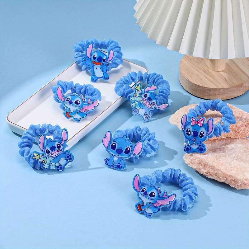 1pcs Disney Stitch Hair Ties