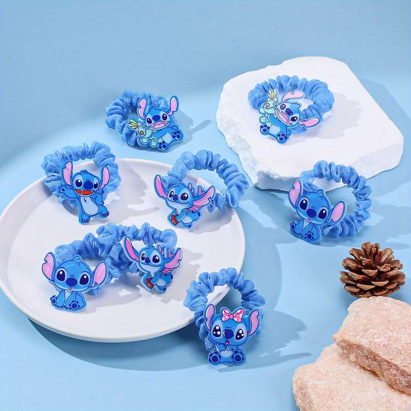 1pcs Disney Stitch Hair Ties