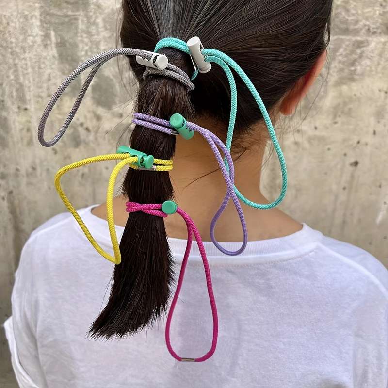 2pcs Soft Elastic Hair Ties