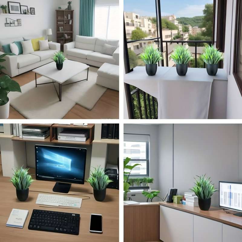 1pcs Small Artificial Grass Plants