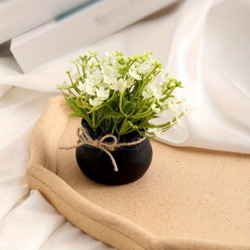 Charming Youngsters Pink Artificial Potted Plant