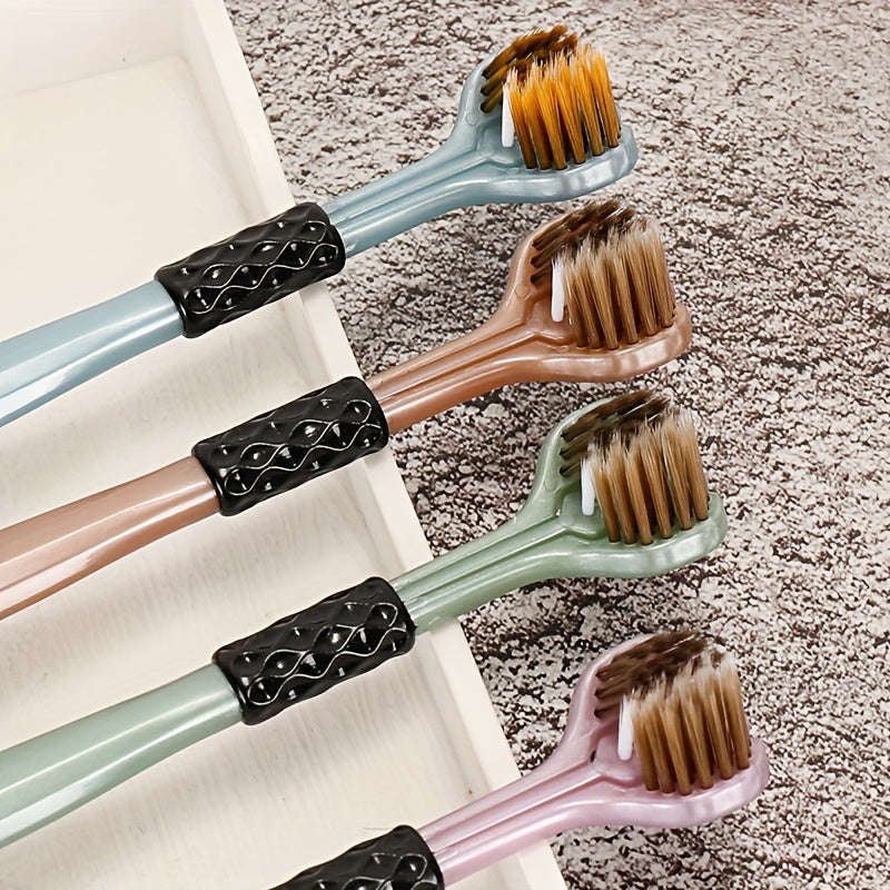 4-Pack Adult Manual Toothbrushes