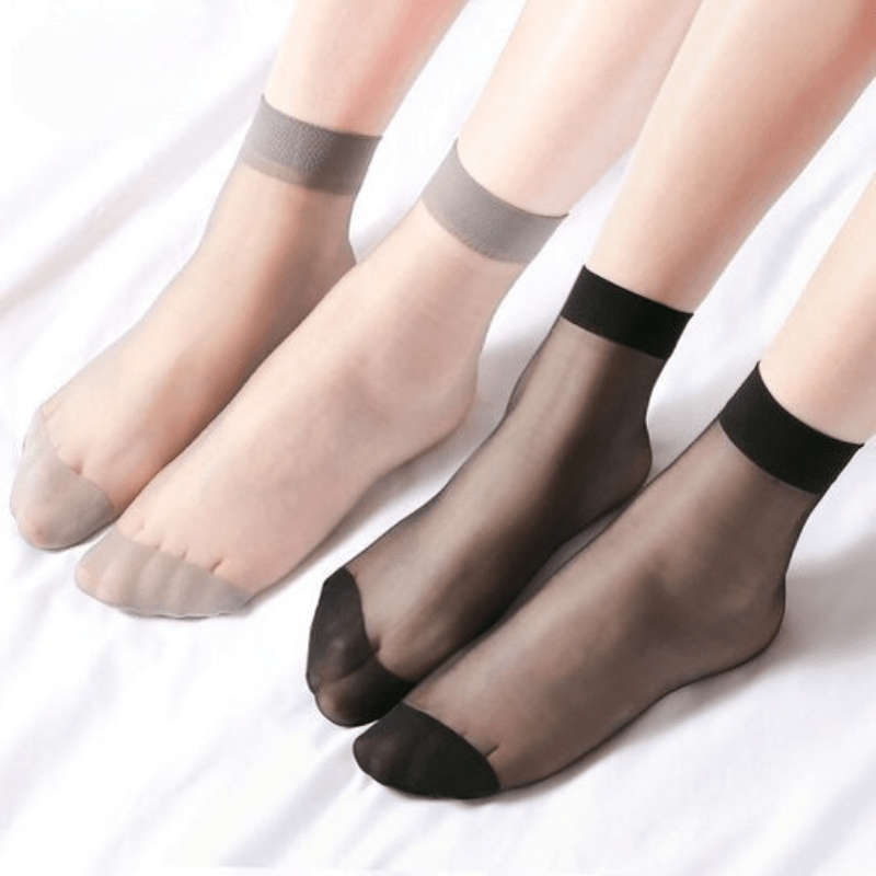 10 Pairs Of Versatile Crystal Stockings