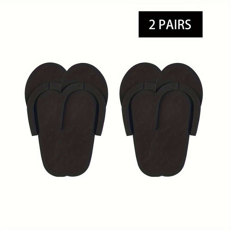 2-Pack Disposable Foam Pedicure Slippers