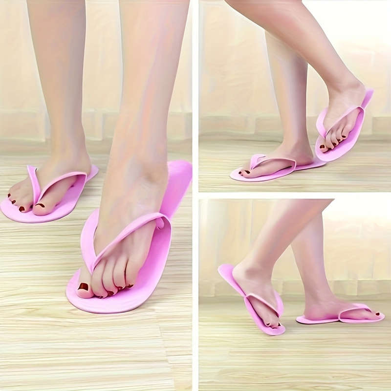 2-Pack Disposable Foam Pedicure Slippers