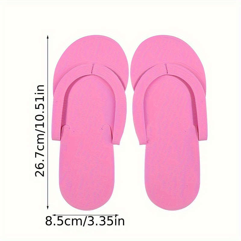 2-Pack Disposable Foam Pedicure Slippers