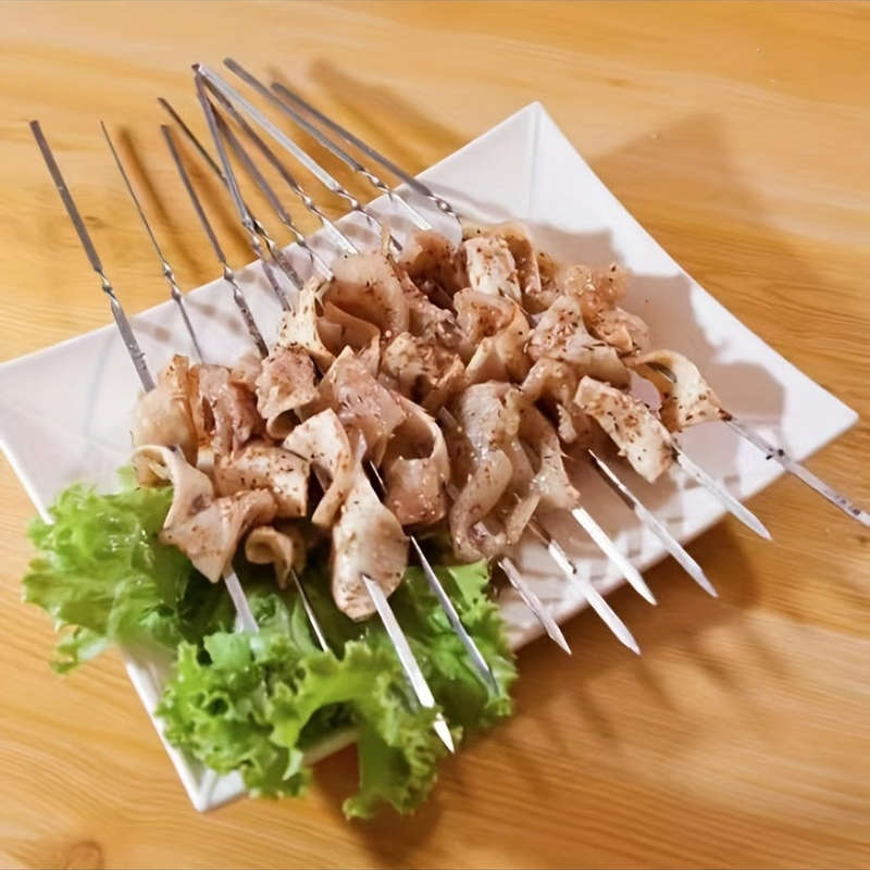 10-Piece Stainless Steel Grill Skewers