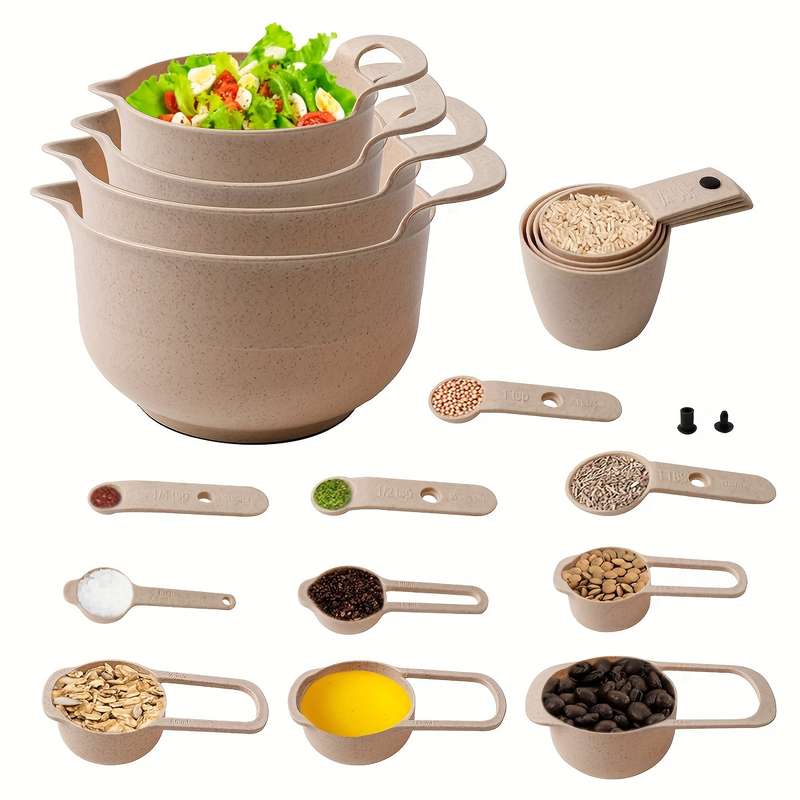 High-Quality Wheat Straw Kitchen Utensil Set