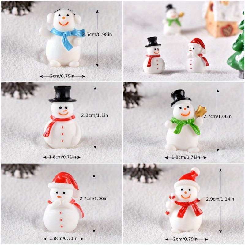 1pc Resin Snowman,
