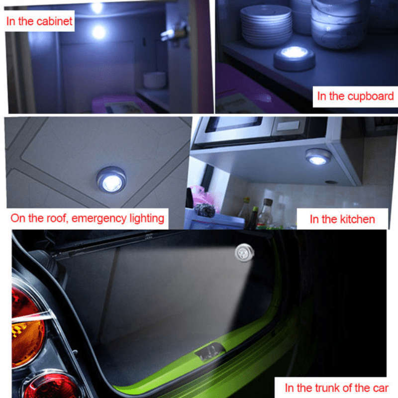 1pc Sleek Cordless LED Touch Light