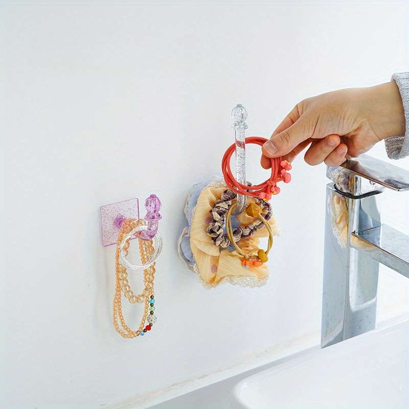 Sparkling Transparent Hair Tie Organizer