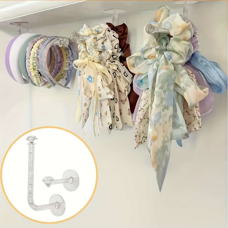 Sparkling Transparent Hair Tie Organizer