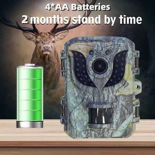 Trail Camera 1080P Hd Night Vision Motion Sensor Wildlife Camera