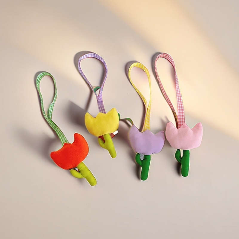 Charming Tulip Keychain