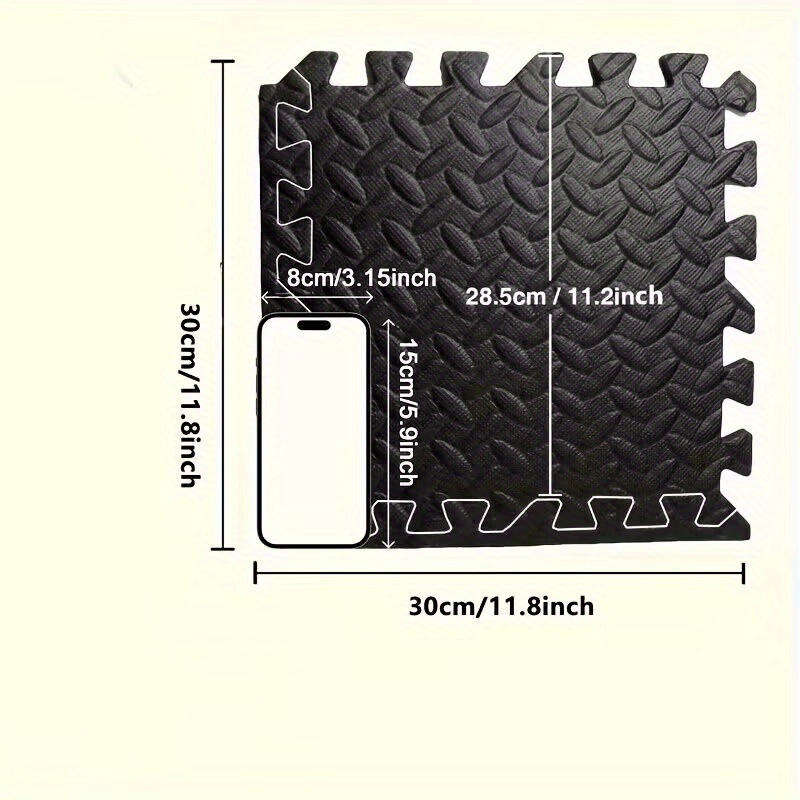 6-Piece Outdoor Camping Foam Pad Interlocking Set