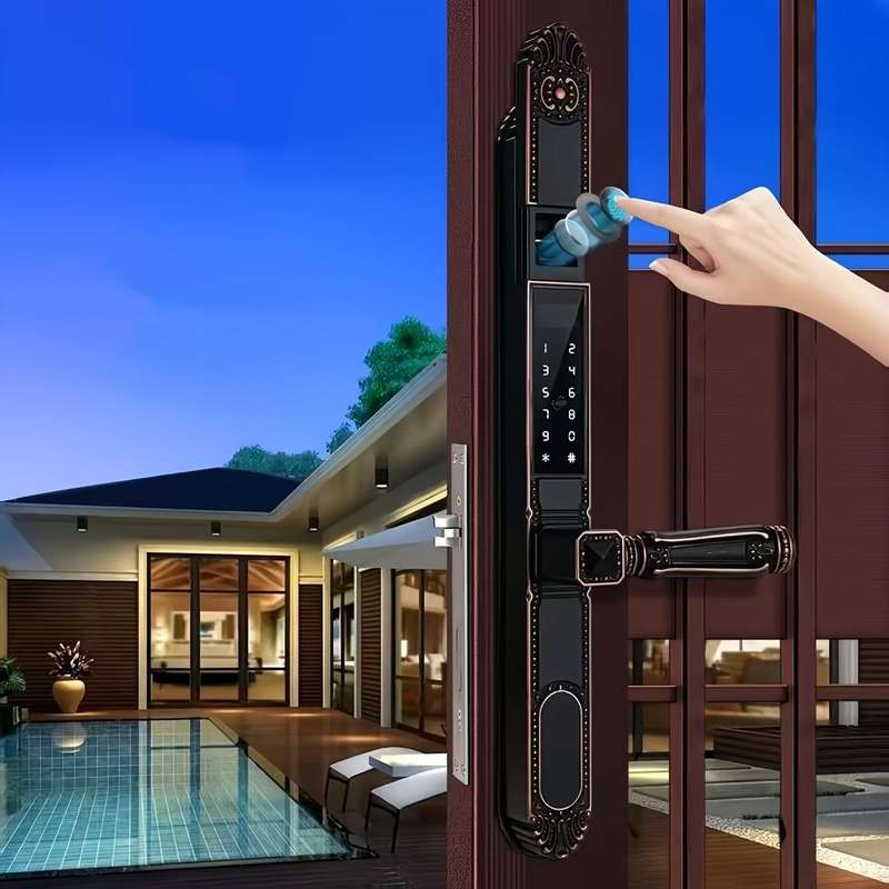 1pc European Garden Door Smart Fingerprint Lock