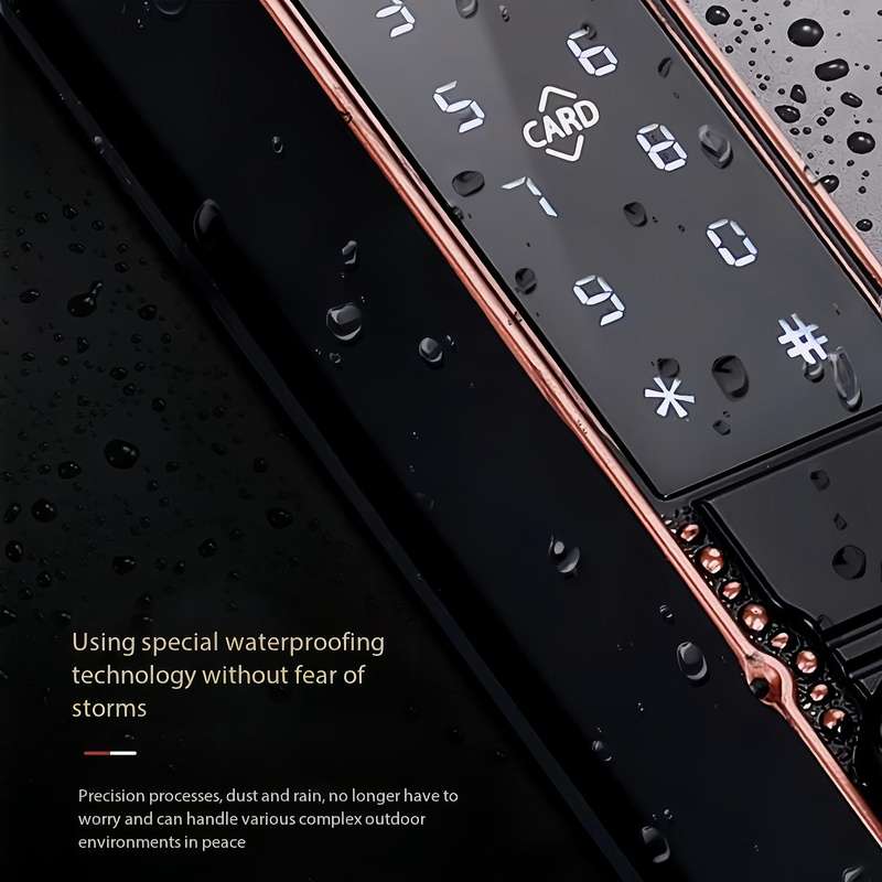 1pc European Garden Door Smart Fingerprint Lock