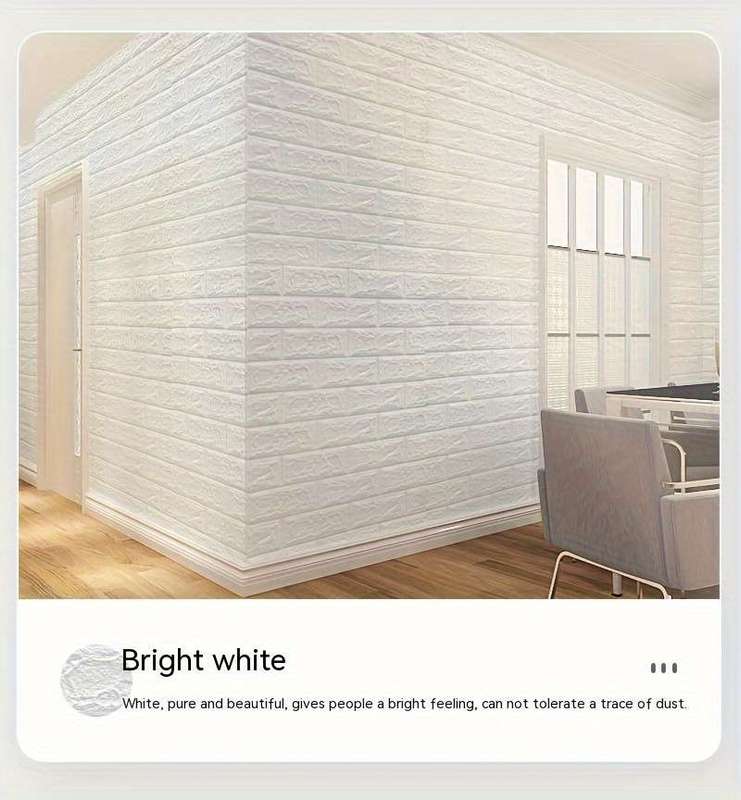 40 PCS 3D Wall Tile Stickers