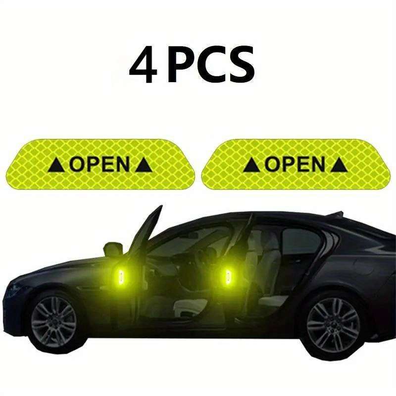 4 Reflective Warning Stickers For The Doors