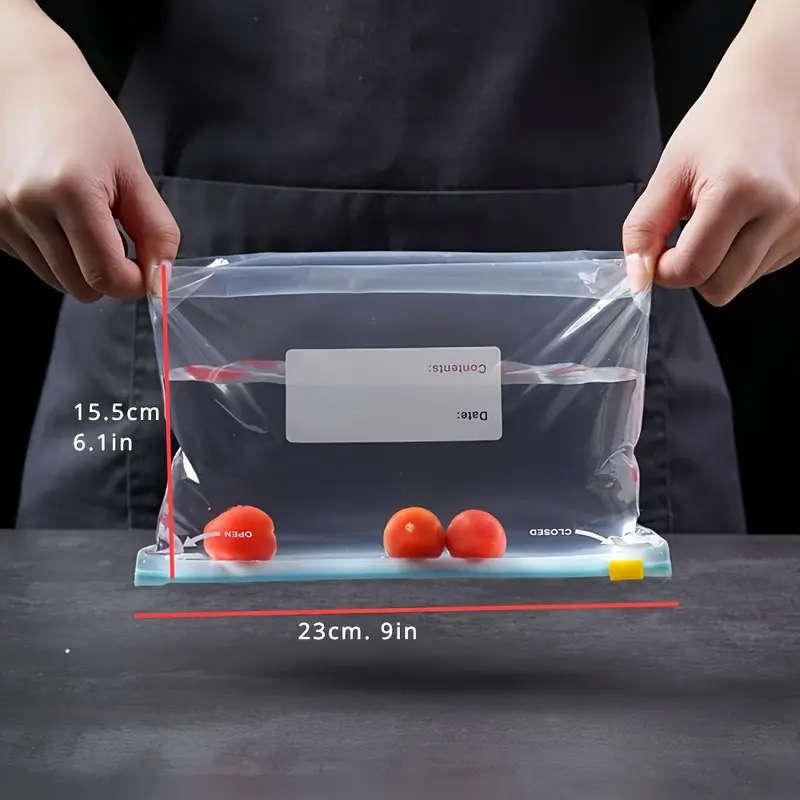 15 Leak-Proof Airtight Freezer Bags