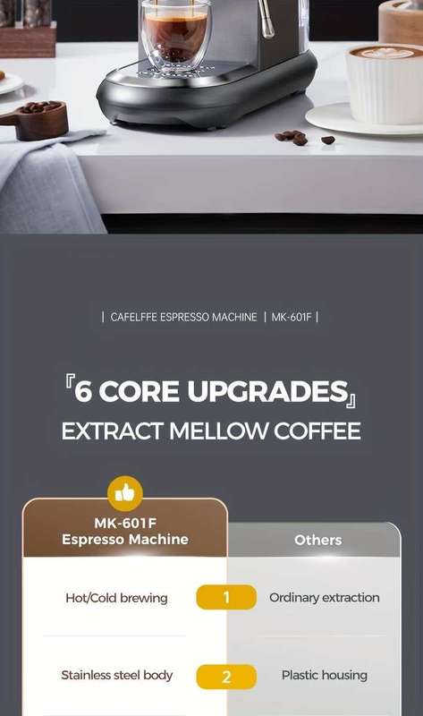 Stainless Steel Espresso Machine