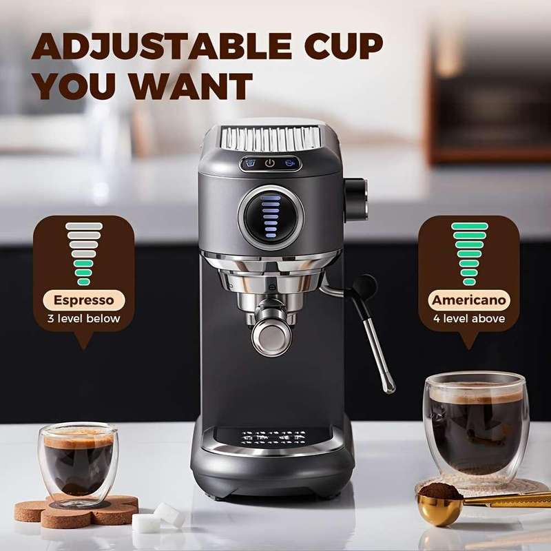 Stainless Steel Espresso Machine