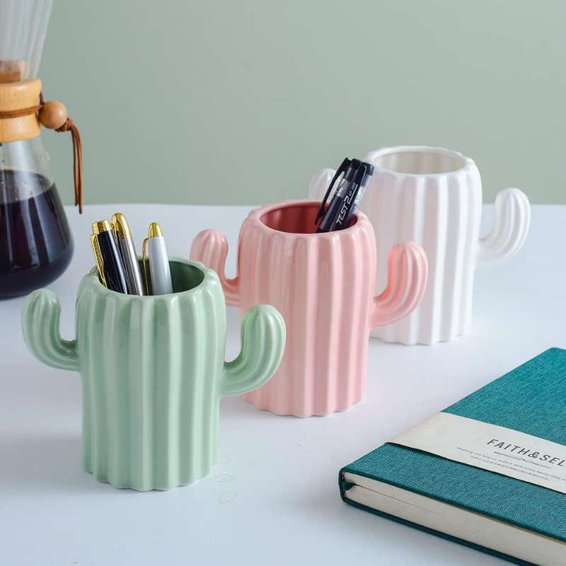 Nordic Plastic Cactus Vase: