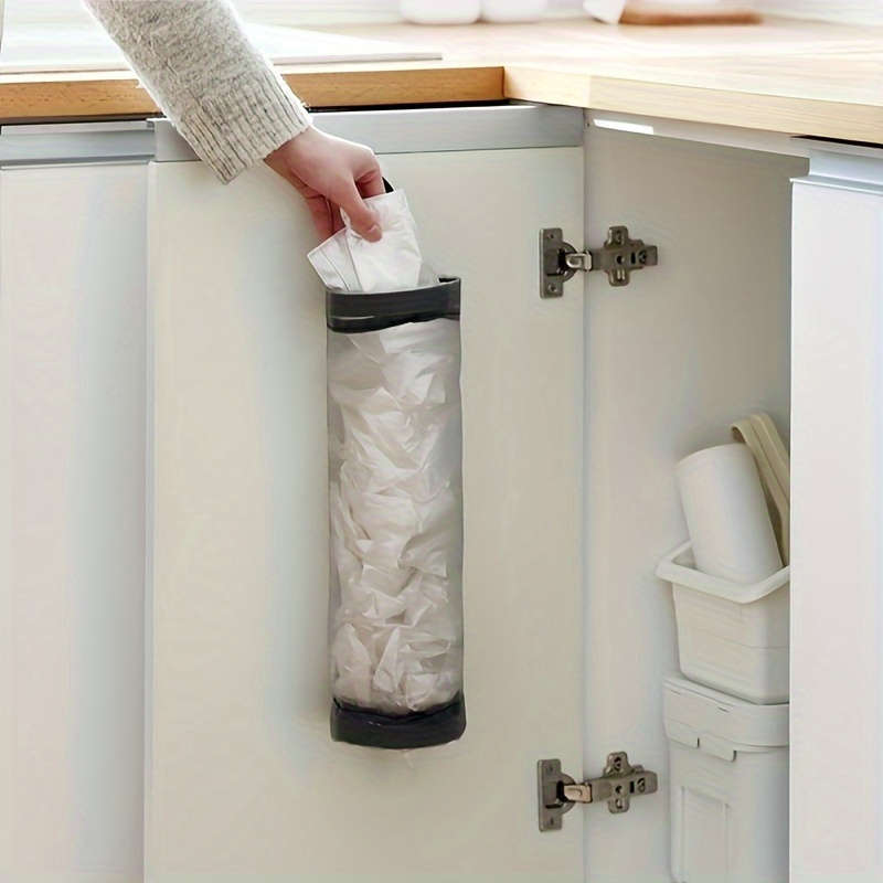 Space-Saving Wall-Mounted Kitchen Plastic Bag Dispenser