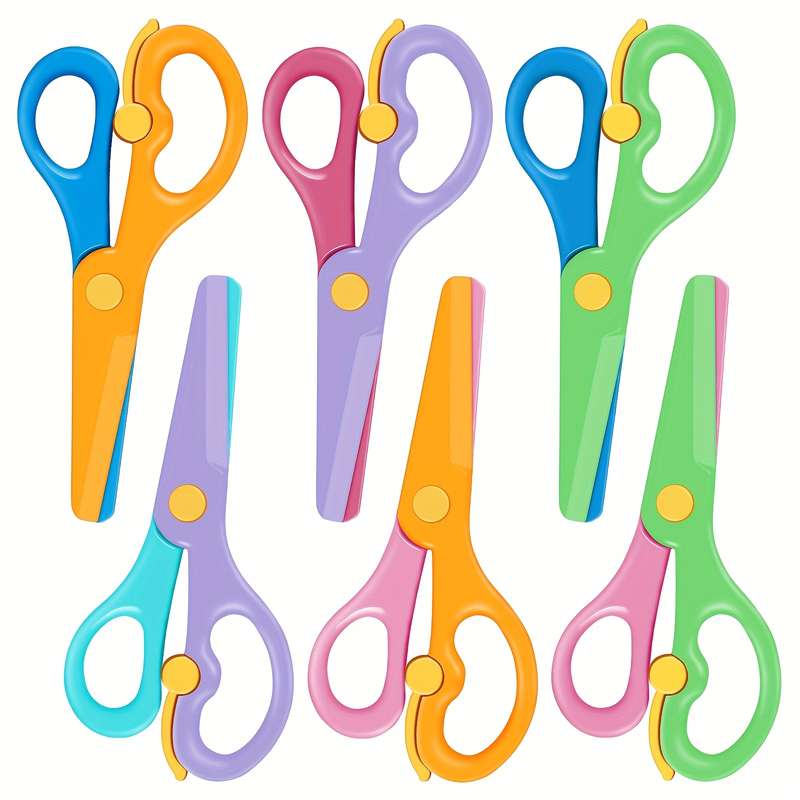 Cute Colorful Labor-Saving Safety Scissors