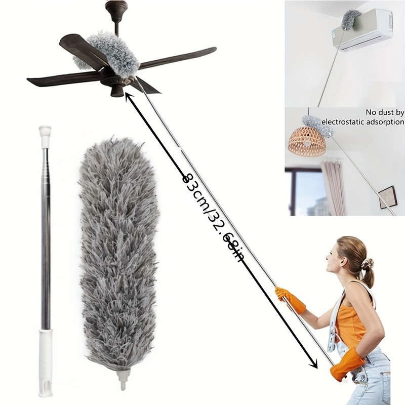 1pc Extendable Microfiber Duster