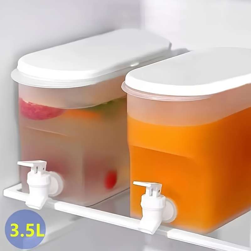 Large Capacity Refrigerator Drink Dispenser with Faucet