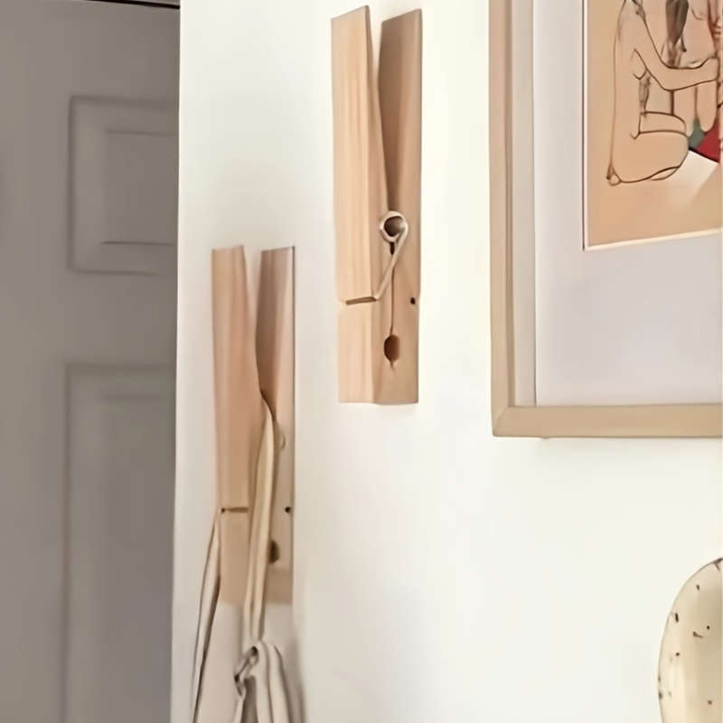 Wooden Color Towel Rack
