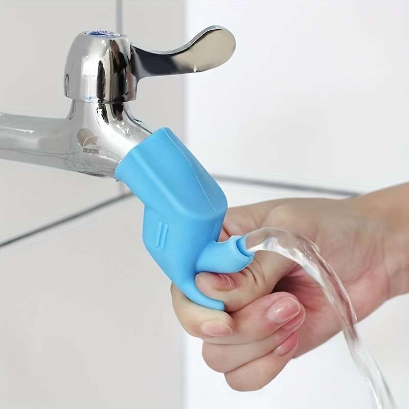 1pc Silicone Faucet Extender