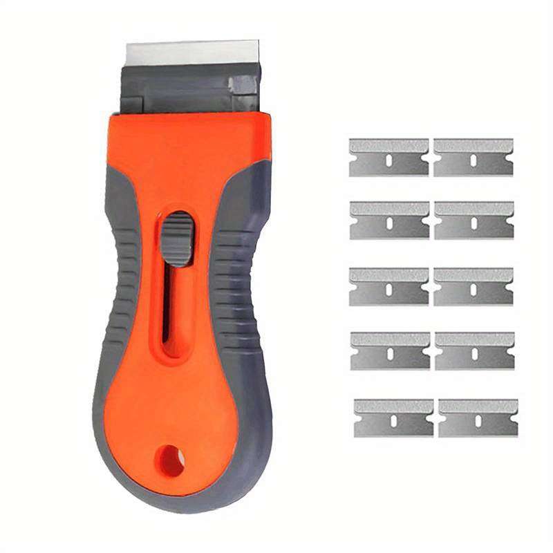 Shawty Ceramic Glass Razor Blade Set with 10 Extra Blades