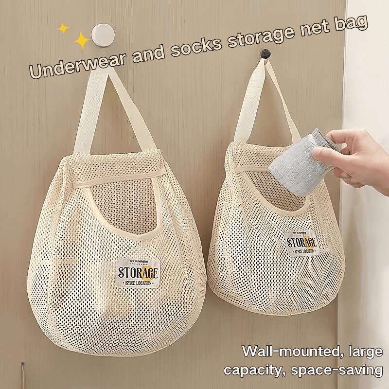Japanese Socks Storage Hanging Bag Wardrobe Hanging Underwear Underwear Storage Bag Wall Hanging Dor