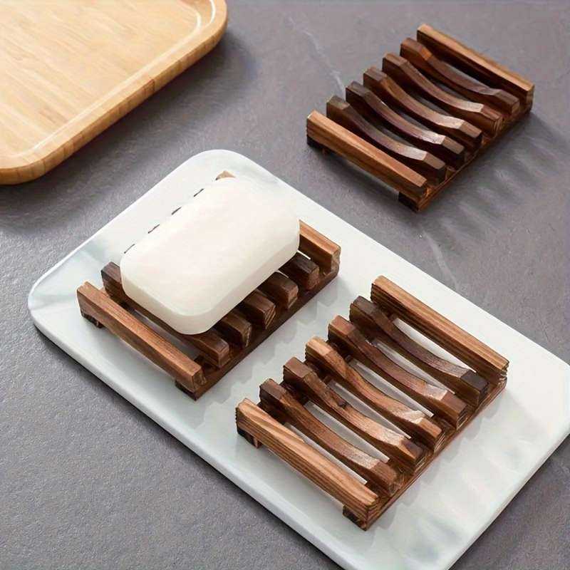 Elegant Wooden Soap Dish