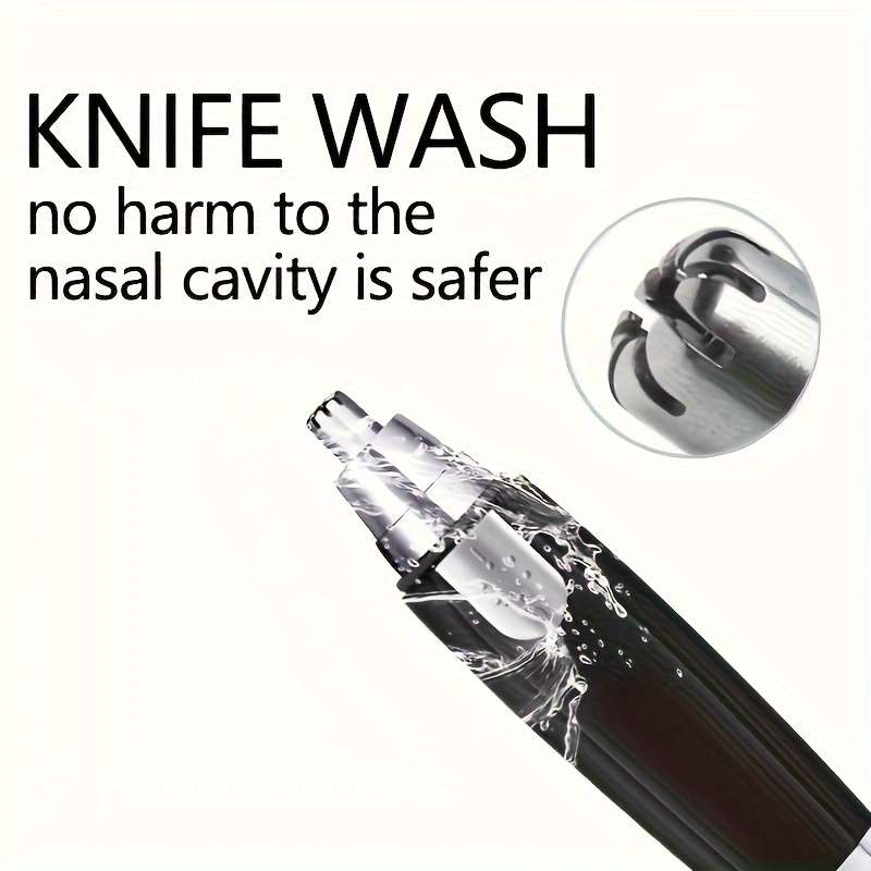 Compact Portable Nose Hair Trimmer for Men and Women -