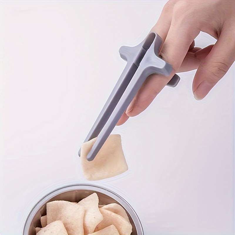 1 Pack Plastic Finger Chopsticks