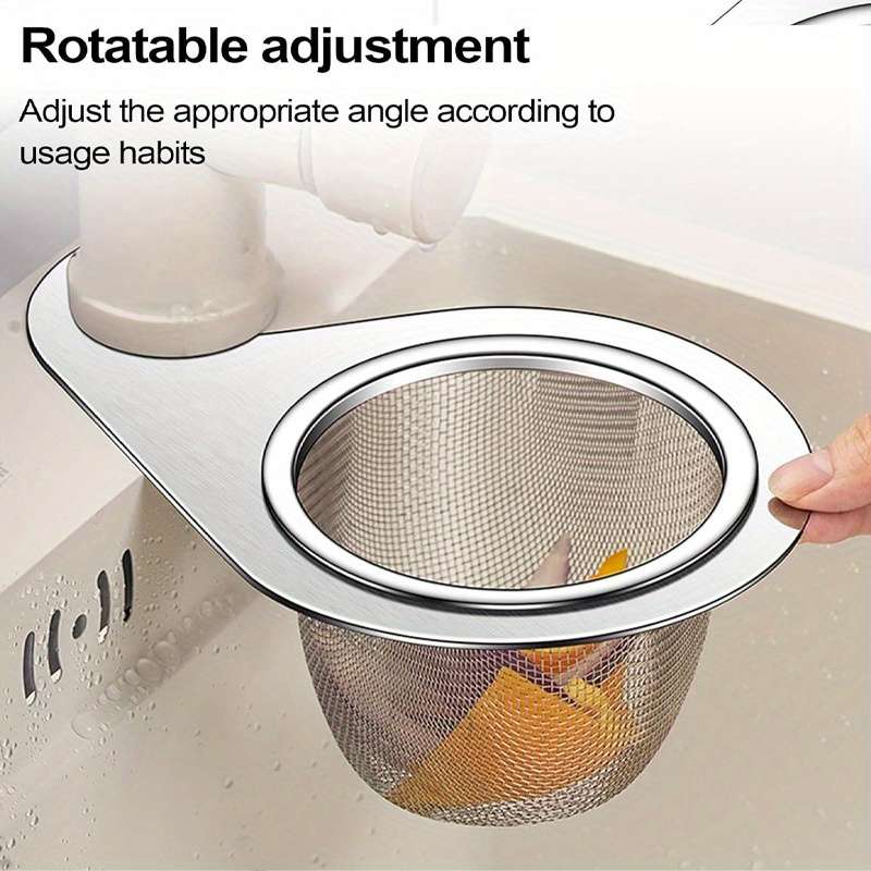 1pc Swan Stainless Steel Kitchen Sink Strainer