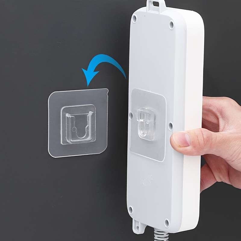 10 Pairs of Powerful Adhesive Hooks with No TraceUtility