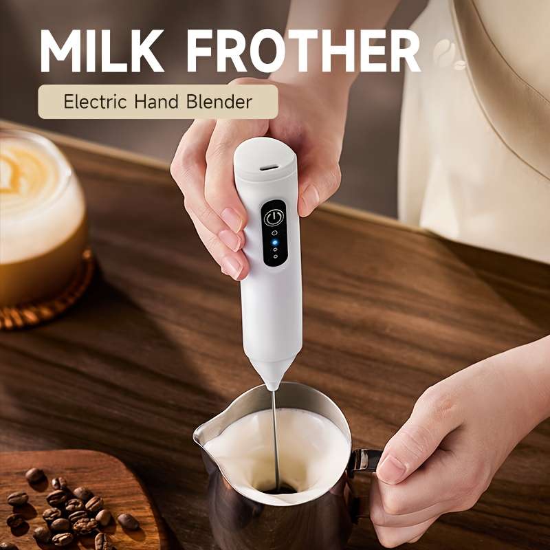 Compact USB Rechargeable Electric Milk Frother