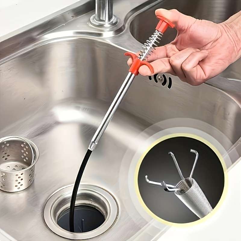 1pc Multi-Functional Metal Plumbing Snake