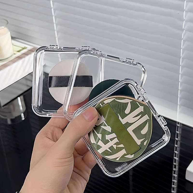 1pc Clear Plastic Cosmetic Storage Box