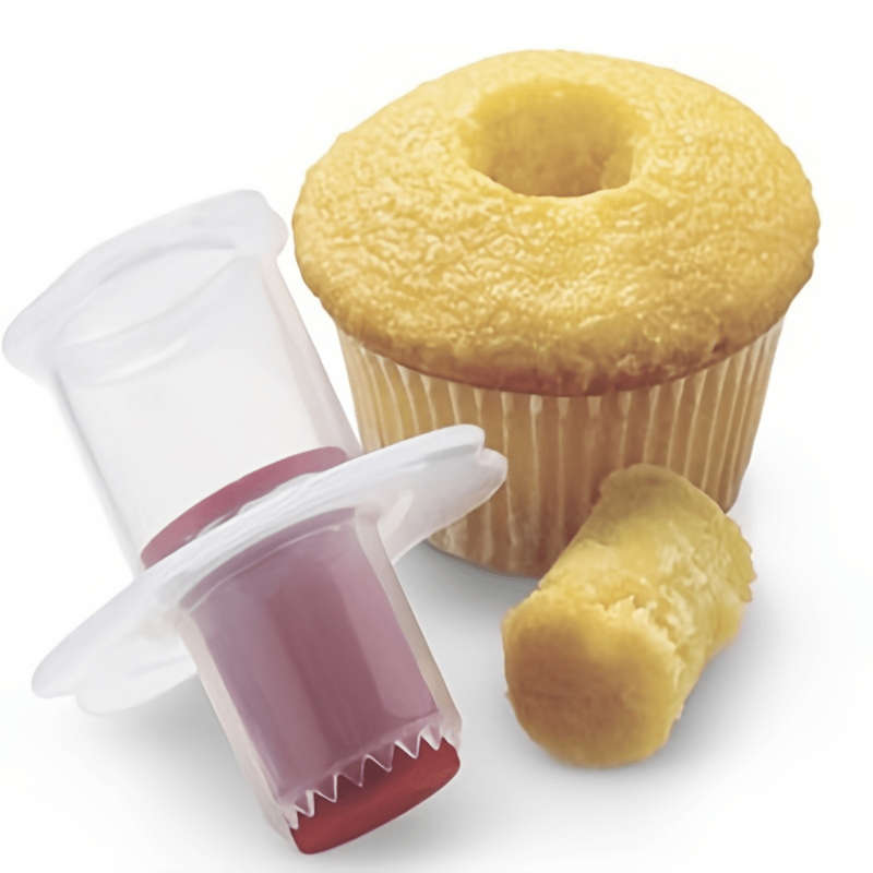 Reusable Plastic Cupcake Corer and Filler Tool