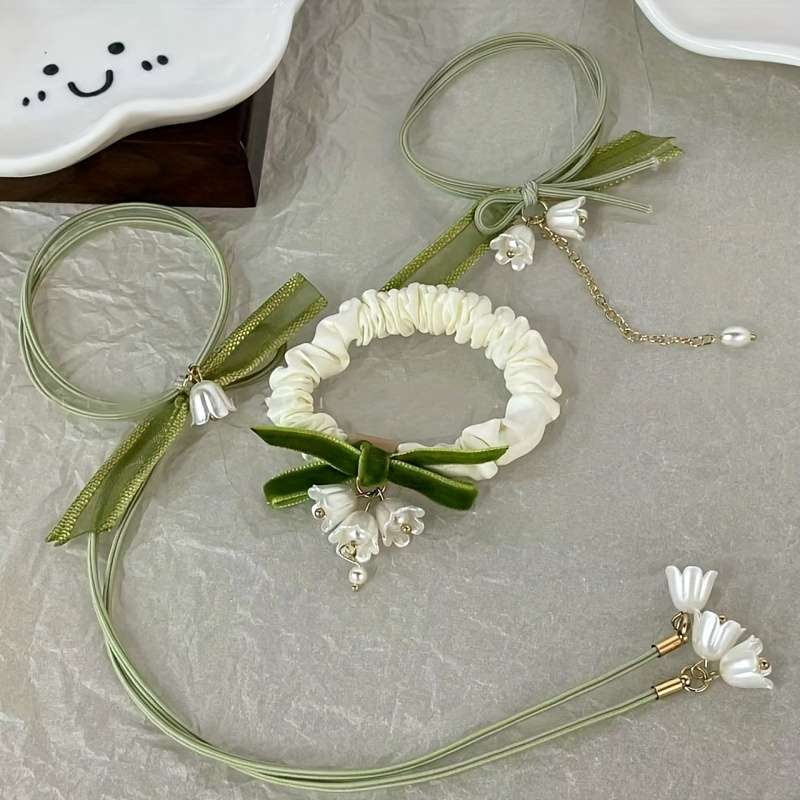 3pcs Elegant Bow Hair Rings