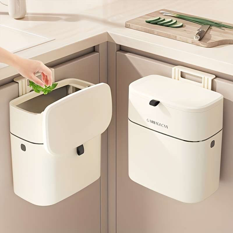 1pc Wall Mounted Trash Can