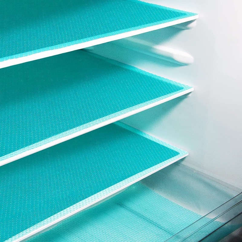 4pcs Easy-Install Washable Refrigerator Liners