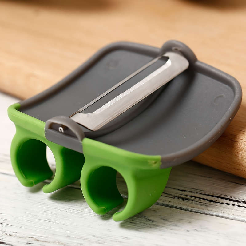 1pc Comfort Grip Stainless Steel Vegetable Peeler