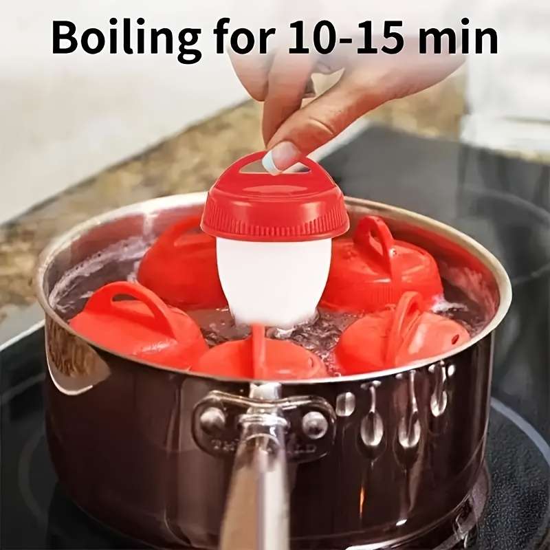 6-Pack Silicone Egg Poacher Set